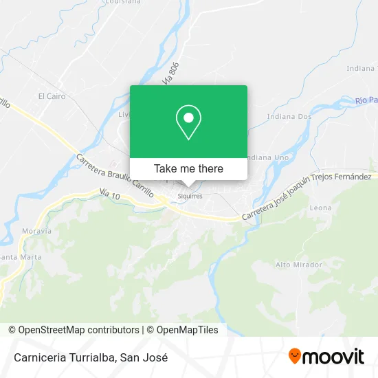 Carniceria Turrialba map