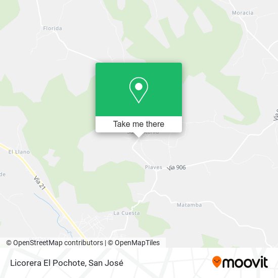 Mapa de Licorera El Pochote
