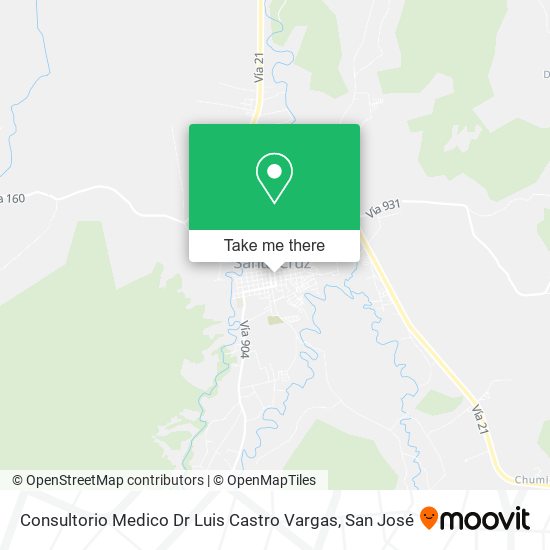 Consultorio Medico Dr Luis Castro Vargas map
