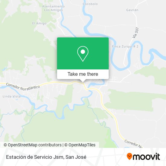 Mapa de Estación de Servicio Jsm