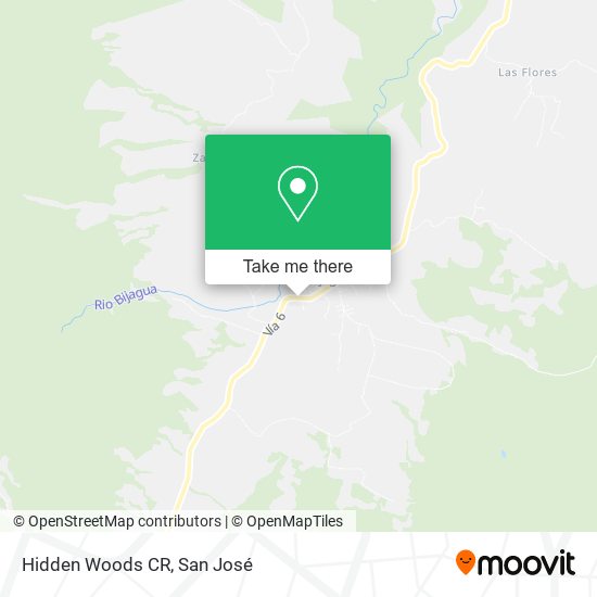 Mapa de Hidden Woods CR