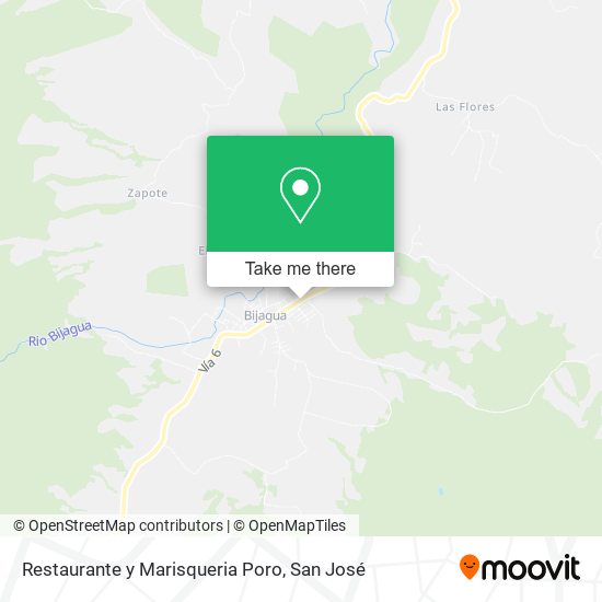 Mapa de Restaurante y Marisqueria Poro