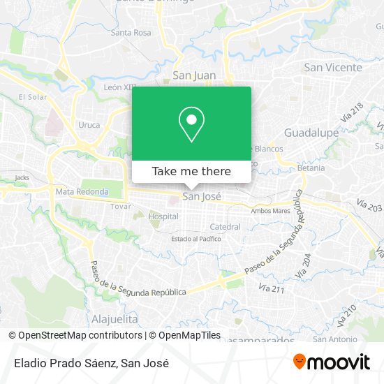 Eladio Prado Sáenz map