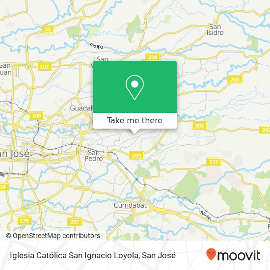 Iglesia Católica San Ignacio Loyola map