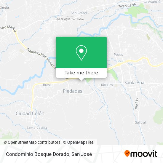 Condominio Bosque Dorado map