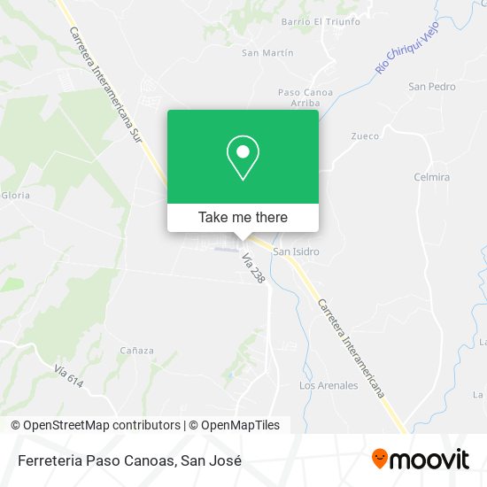 Ferreteria Paso Canoas map