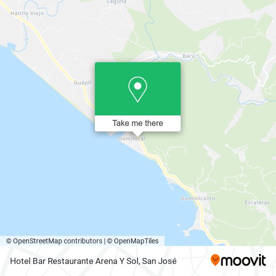 Hotel Bar Restaurante Arena Y Sol map