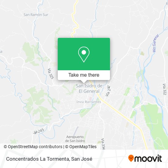 Concentrados La Tormenta map