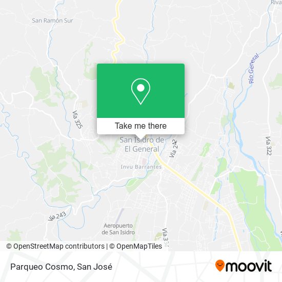 Mapa de Parqueo Cosmo
