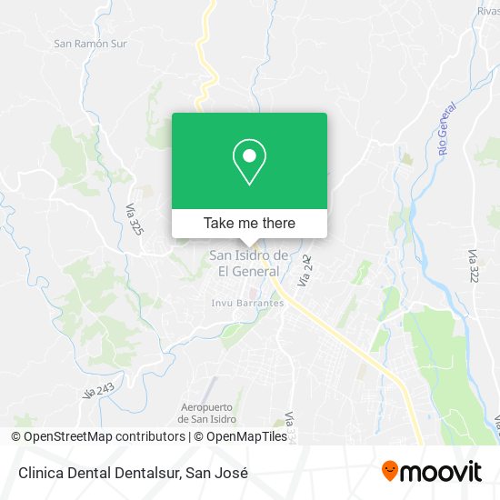 Clinica Dental Dentalsur map