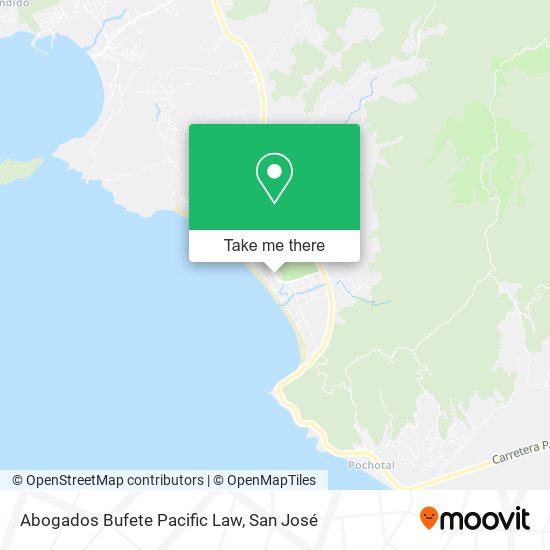 Abogados Bufete Pacific Law map