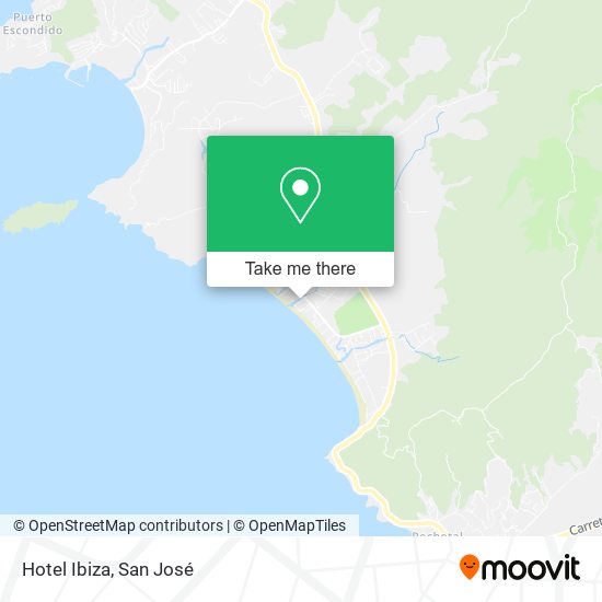 Mapa de Hotel Ibiza