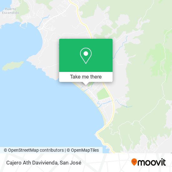 Cajero Ath Davivienda map