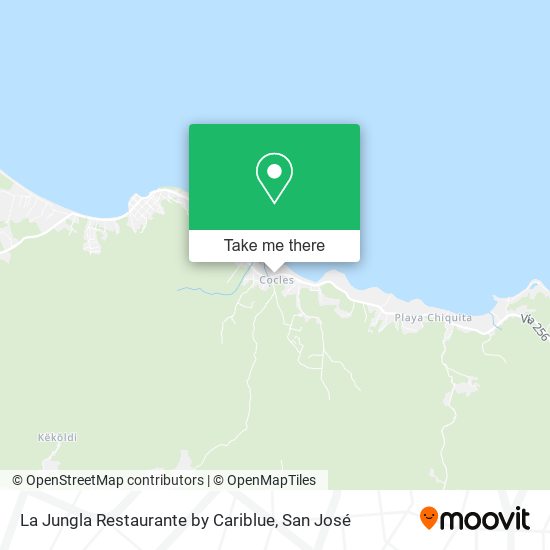 La Jungla Restaurante by Cariblue map