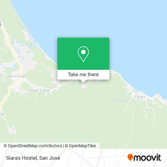 Mapa de Siara's Hostel