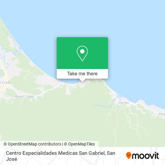 Centro Especialidades Medicas San Gabriel map