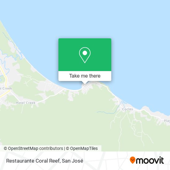 Restaurante Coral Reef map