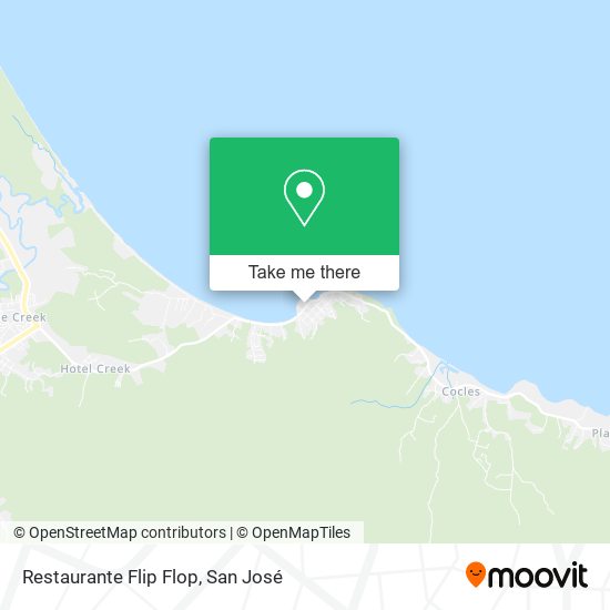 Mapa de Restaurante Flip Flop
