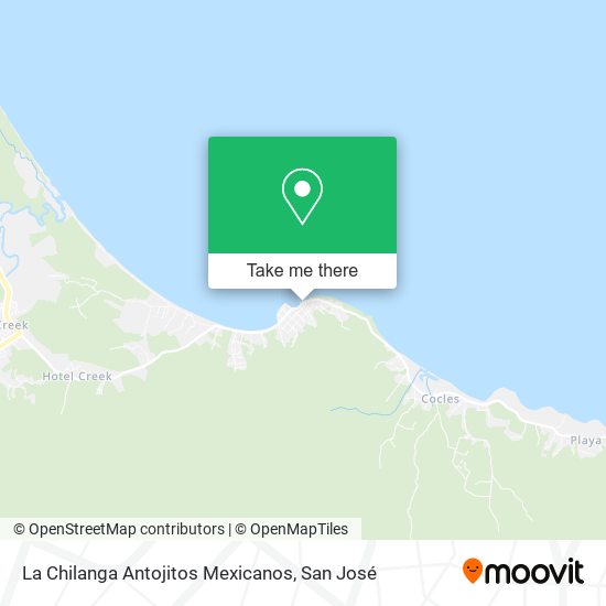 Mapa de La Chilanga Antojitos Mexicanos