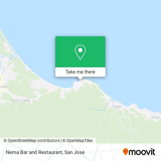 Mapa de Nema Bar and Restaurant