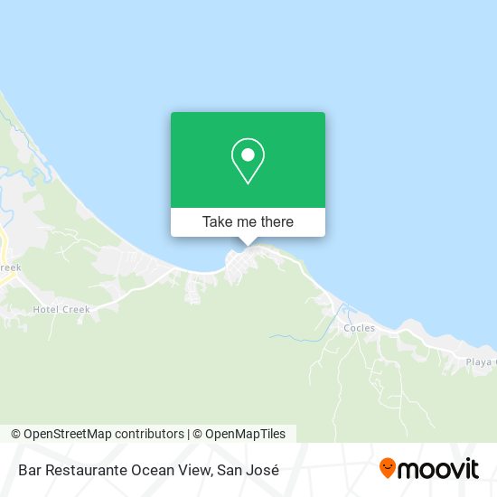 Bar Restaurante Ocean View map