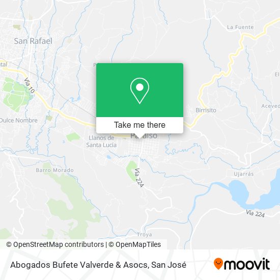 Abogados Bufete Valverde & Asocs map