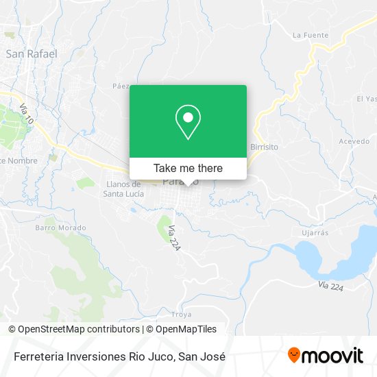 Ferreteria Inversiones Rio Juco map