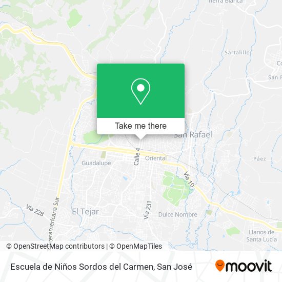 Escuela de Niños Sordos del Carmen map