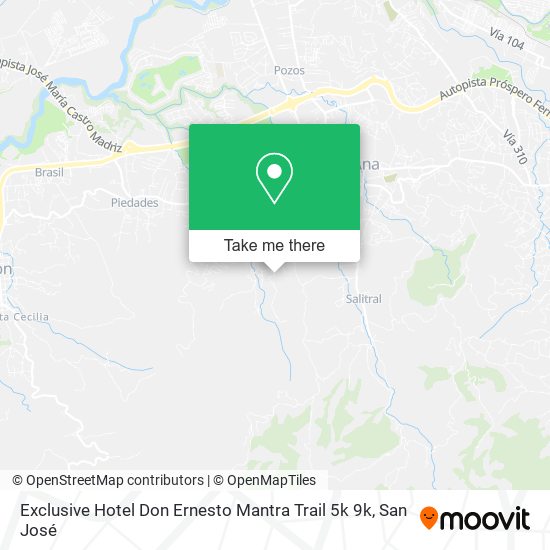 Exclusive Hotel Don Ernesto Mantra Trail 5k 9k map