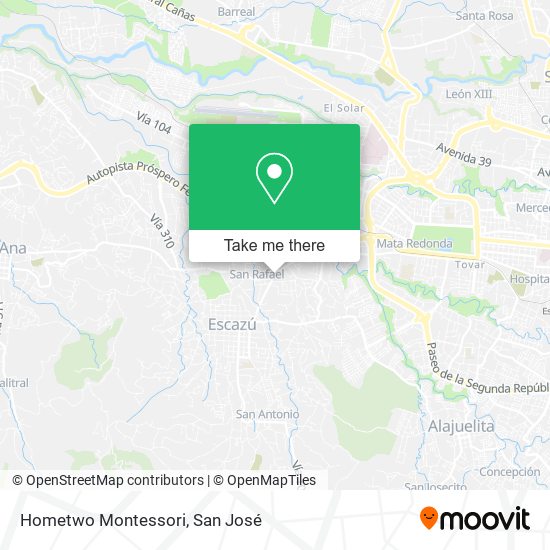 Hometwo Montessori map