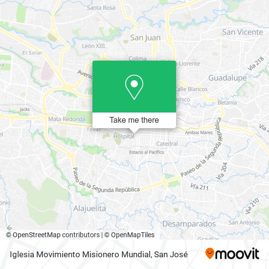 Iglesia Movimiento Misionero Mundial map