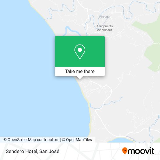 Sendero Hotel map