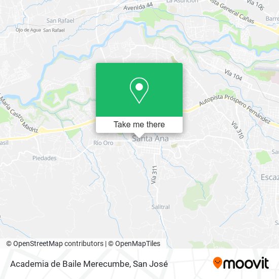 Academia de Baile Merecumbe map