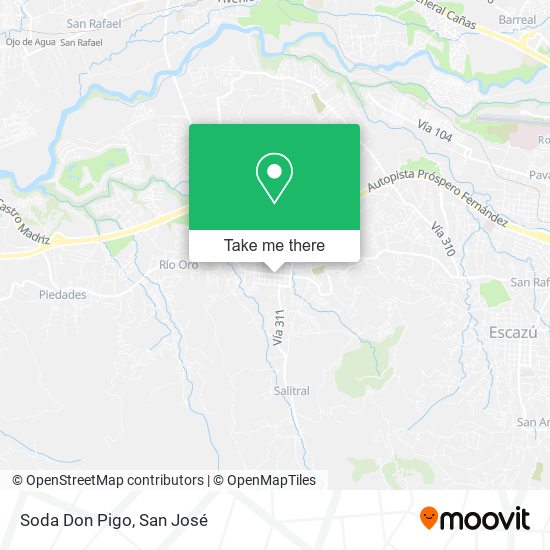 Soda Don Pigo map