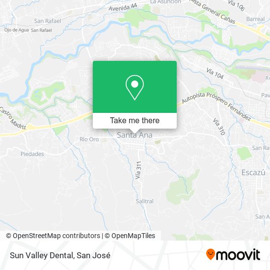 Sun Valley Dental map