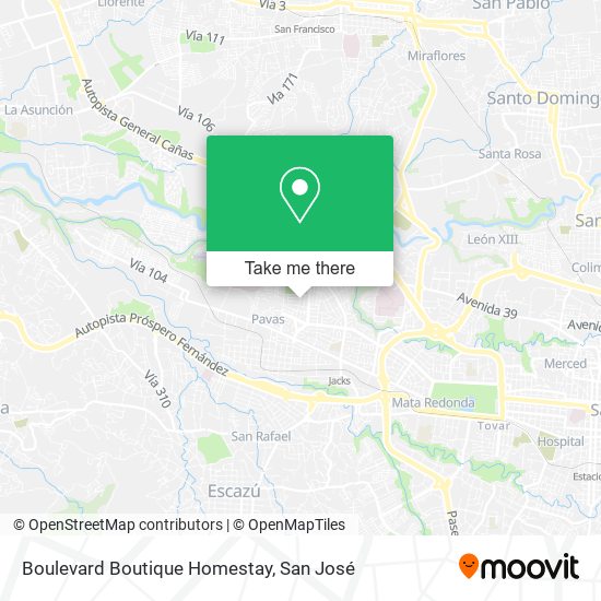 Boulevard Boutique Homestay map