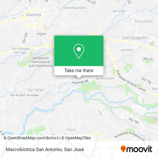 Macrobiotica San Antonio map