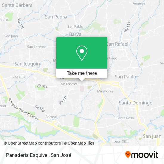 Panaderia Esquivel map