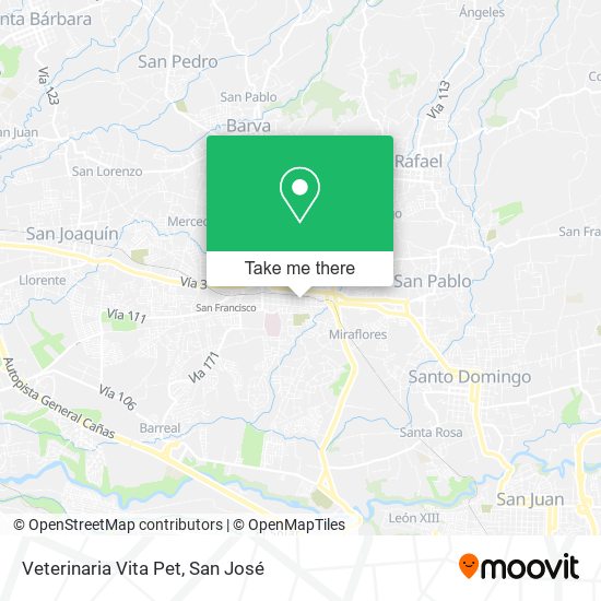 Veterinaria Vita Pet map