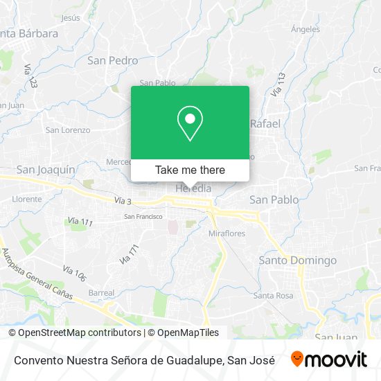 Mapa de Convento Nuestra Señora de Guadalupe