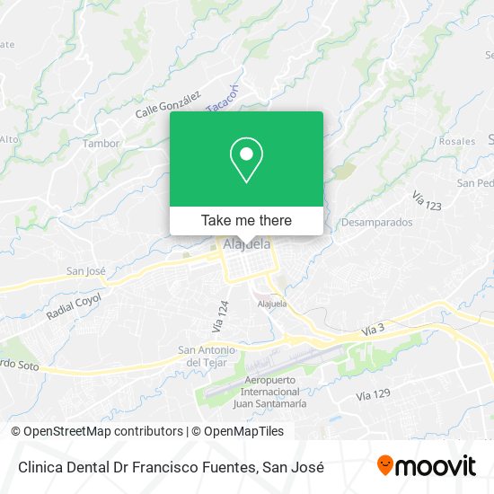 Clinica Dental Dr Francisco Fuentes map