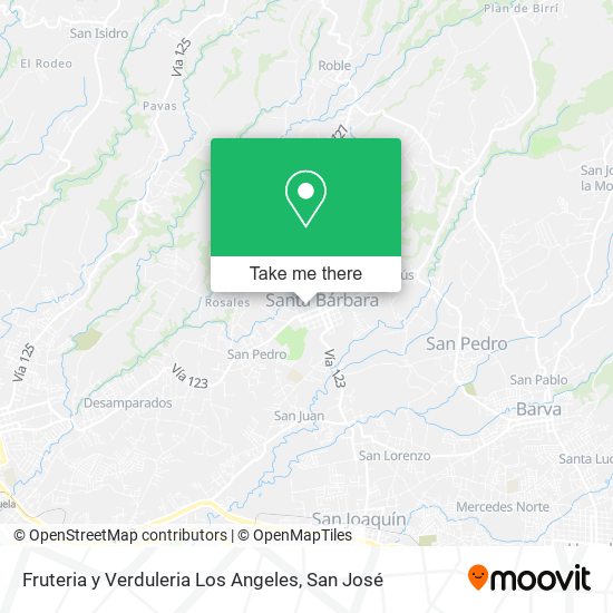 Fruteria y Verduleria Los Angeles map