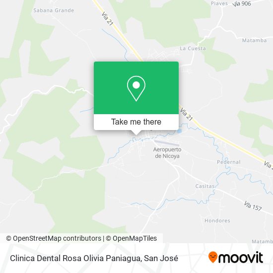 Mapa de Clinica Dental Rosa Olivia Paniagua