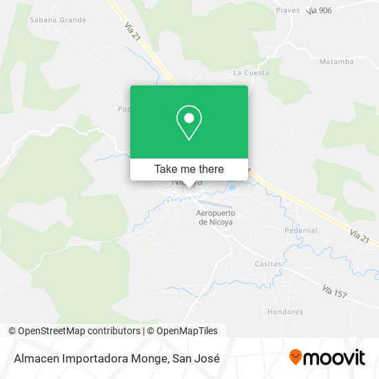 Almacen Importadora Monge map
