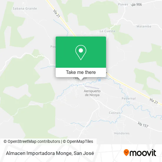 Almacen Importadora Monge map