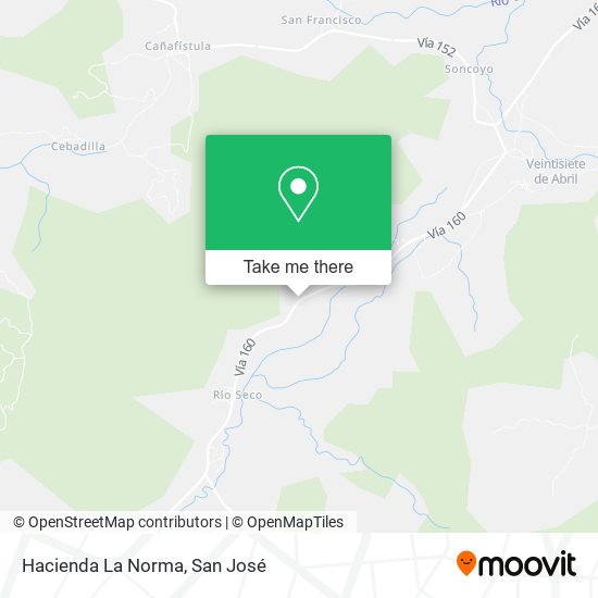 Mapa de Hacienda La Norma