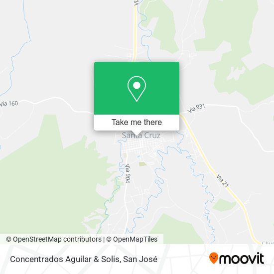 Concentrados Aguilar & Solis map