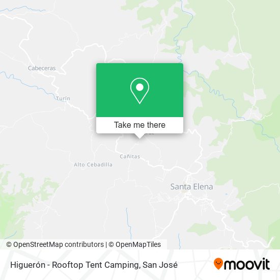 Higuerón - Rooftop Tent Camping map