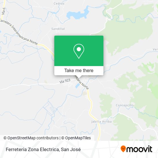 Ferreteria Zona Electrica map