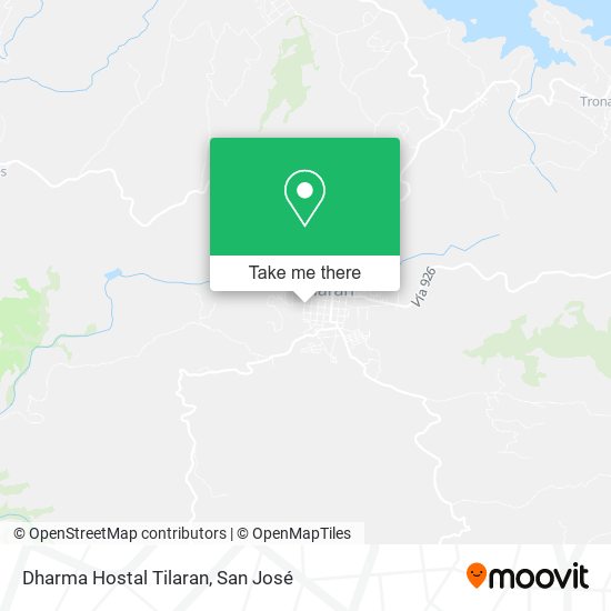 Dharma Hostal Tilaran map